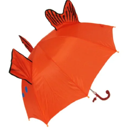 Pattern Print Goldfish Foldable Umbrella