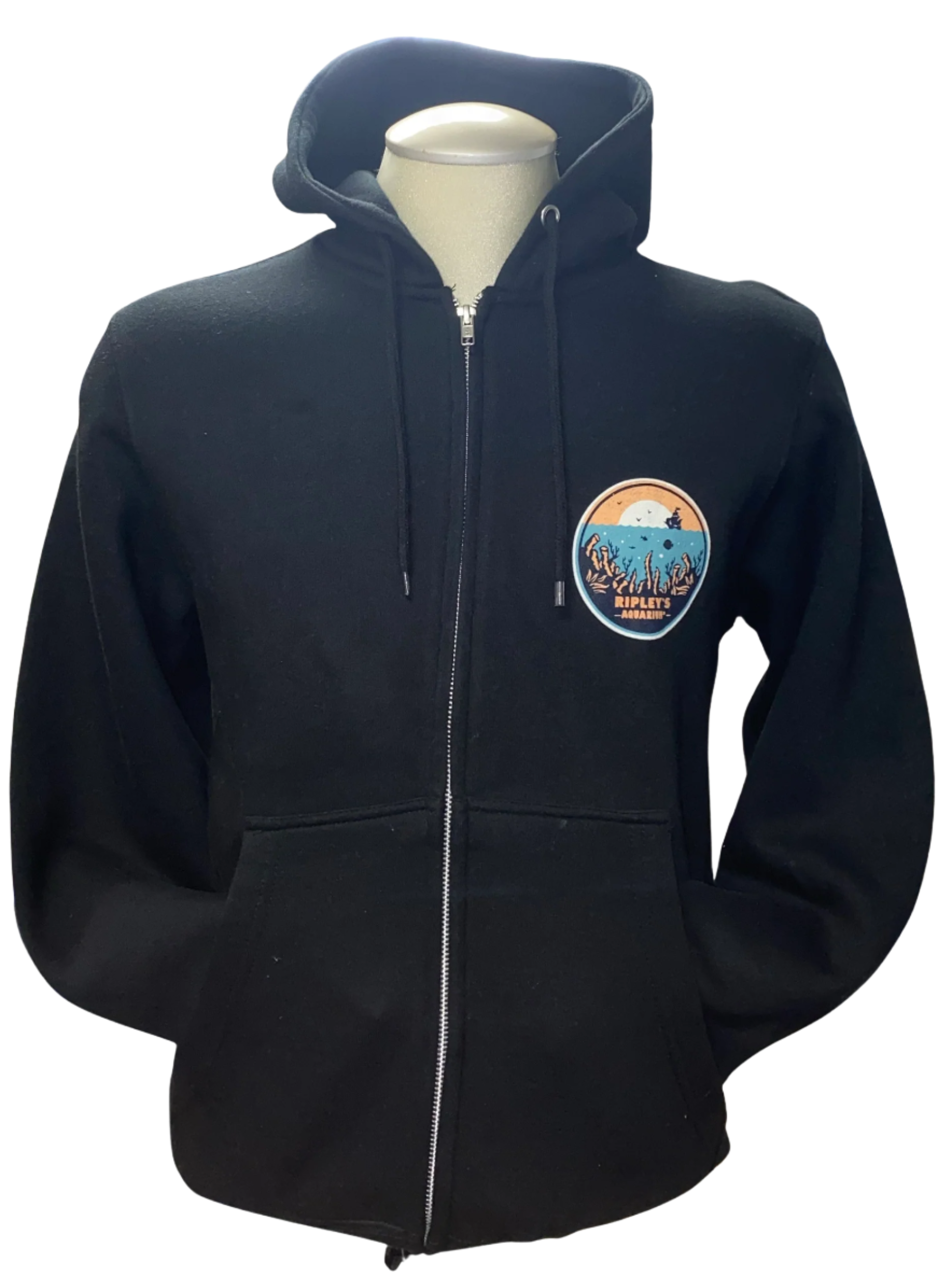 Shark Badge Zip Hoodie