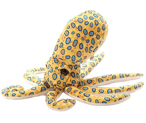14" Blue Ring Octopus