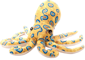 14" Blue Ring Octopus
