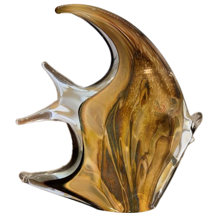 8'' Moon Fish Calcedonia
