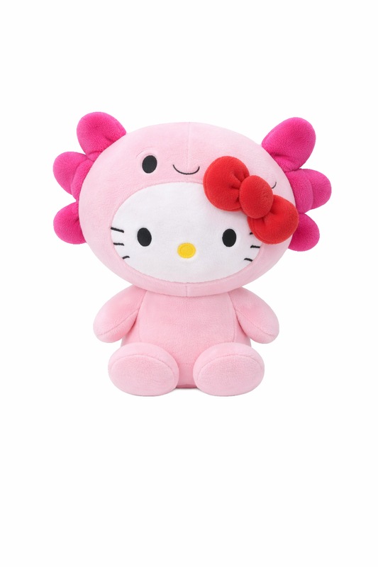 9" Hello Kitty Axolotl