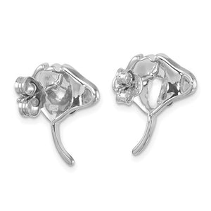 Sterling Silver Ray Post Earrings