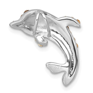 Crystal Dolphin Pendant