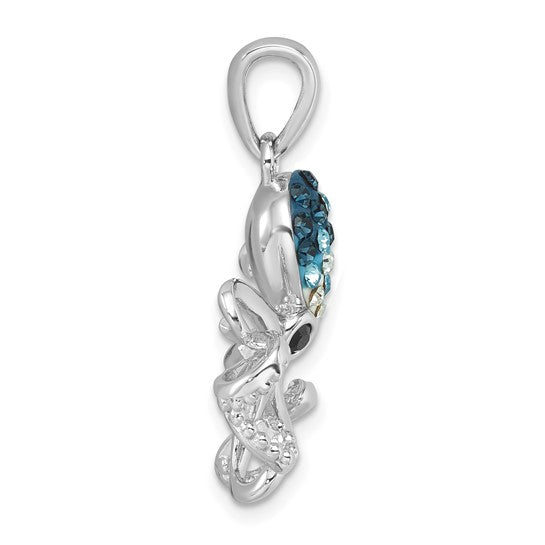 Sterling Silver Octopus Pendant Octopus Pendant