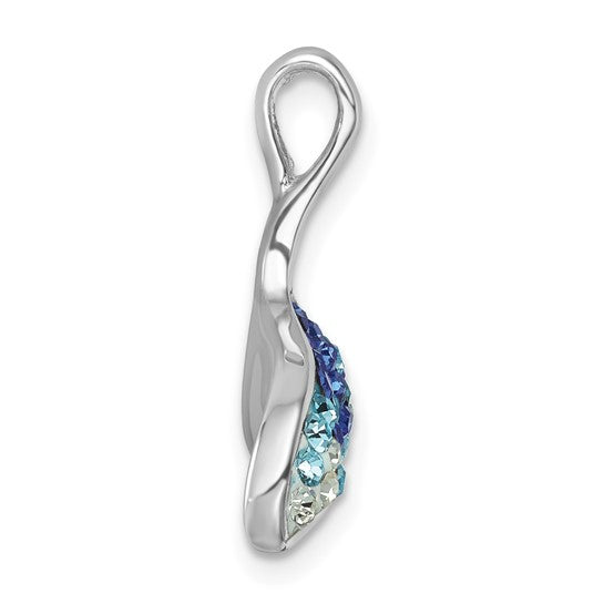 Silver Whale Tail Pendant