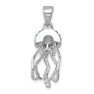 Sterling Silver Jellyfish Pendant