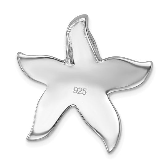 Mixed Crystal Starfish Pendant