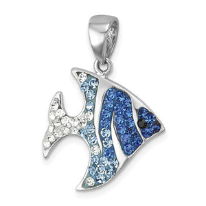 Sterling Silver Angelfish Pendant