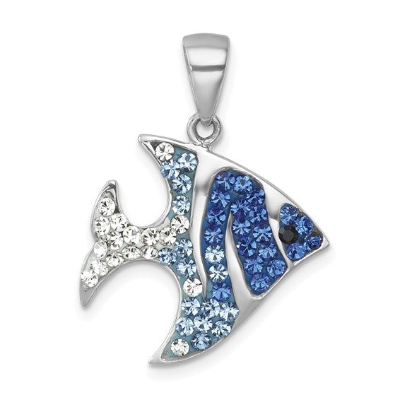 Sterling Silver Angelfish Pendant