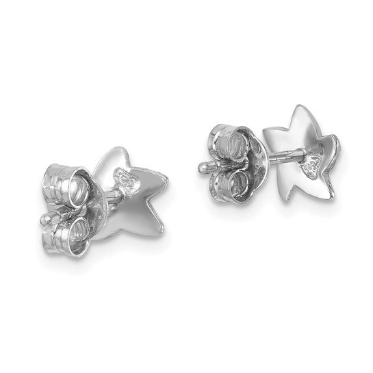Mini Blue Starfish Earrings