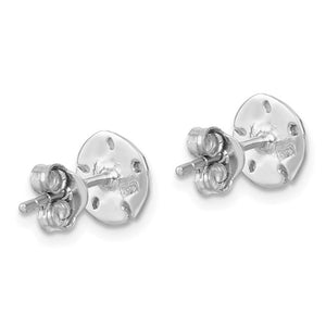 Tiny Sand Dollar Post Earrings