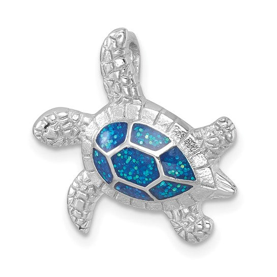 Turtle Enamel Pendant