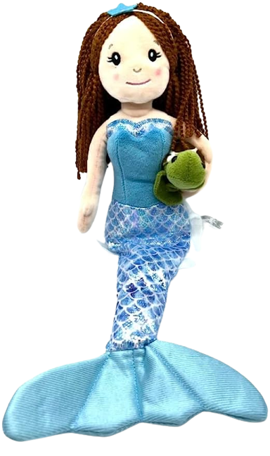 17" Mermaid with Turtle