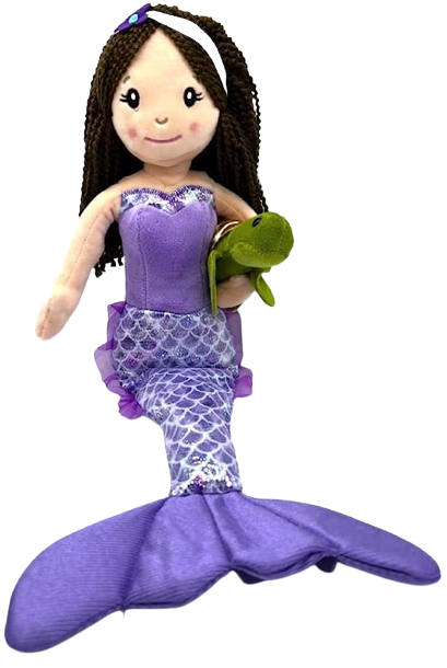 17" Mermaid with Turtle