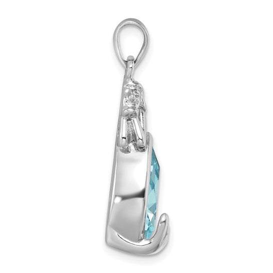 Sterling Silver Mermaid Pendant