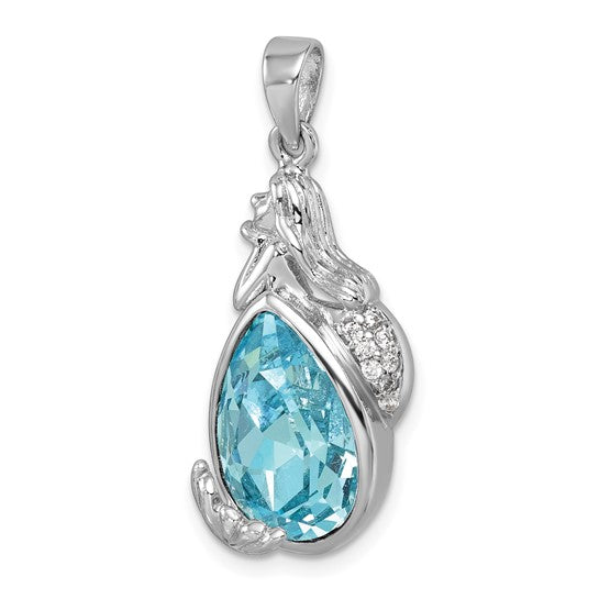 Sterling Silver Mermaid Pendant