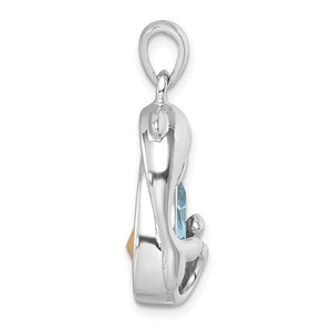Dolphin Wave Pendant