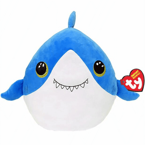 14" Finsley Shark Squishy Beanie