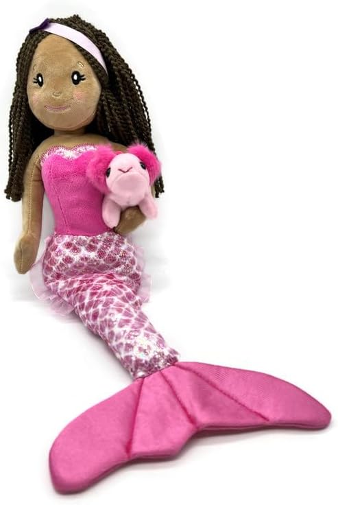 17" Mermaid with Axolotl