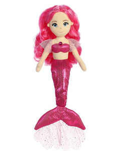 14" Sea Sparkle Mermaid - Ruby