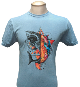 Geometric Tattoo Shark Tee