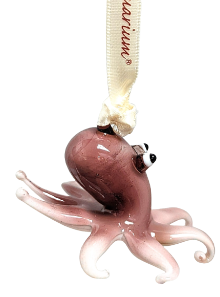 Octopus Glass Ornament