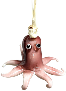 Octopus Glass Ornament