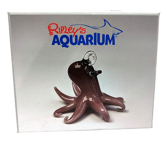 Octopus Glass Ornament