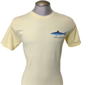 Line Up Shark Left Chest Tee