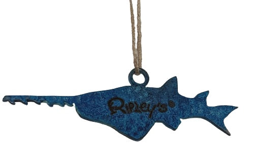 Ripley's Stainless Steel Ornament - Sawfish