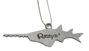 Ripley's Stainless Steel Ornament - Sawfish