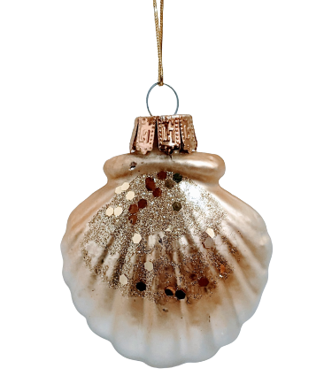 Gold Seashell Ornament