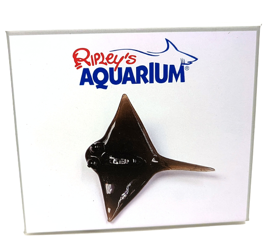 Stingray Glass Ornament