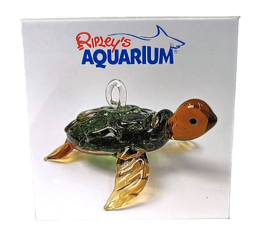 Turtle Glass Ornament