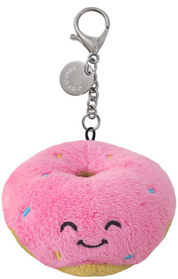 Pink Donut Squishable Keychain